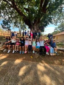 O 1º ano A,B e C viveu um momento especial de reflexão no encontrinho com Jesus.